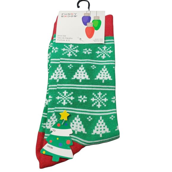 Christmas Socks Lot 3 Pairs Womens Shoe Sz 4-10 Soft Holiday Gift Stocking Stuff - Picture 2 of 9